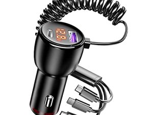 Phmnkl Chargeur de Voiture Super Rapide Type