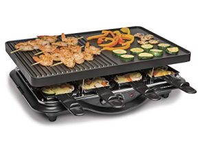 Grille électrique de table à raclette d'intérieur