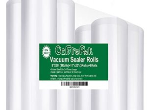 O2frepak Lot de 6 rouleaux de sacs