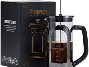 Veken French Press Cafetière et théière