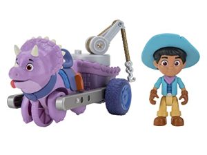 Dino Ranch Miguel et le véhicule de