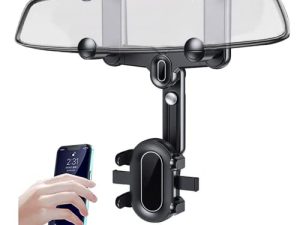 Support de téléphone pour rétroviseur pour voiture
