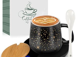 【2022 Amélioré】 Chauffe-café avec ensemble de tasses/tasse