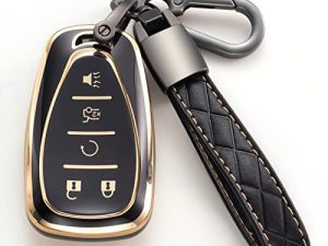 Saimui Compatible avec Chevrolet Key Fob Cover