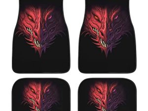 4 pièces tapis de voiture en colère