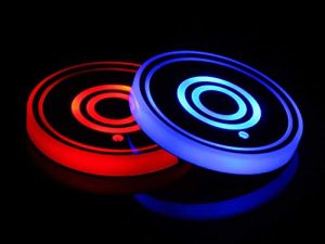 Lumières de porte-gobelet de voiture à LED