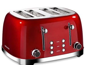 REDMOND Grille-pain rétro en acier inoxydable à
