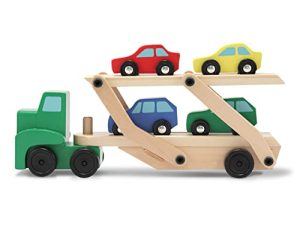 Melissa & Doug Car Carrier Truck and
