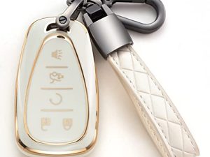 Saimui Compatible avec Chevrolet Key Fob Cover
