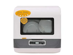 Sciroyo Lave-vaisselle portable de comptoir avec grande