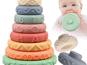 Lot de 8 anneaux empilables pour bébés