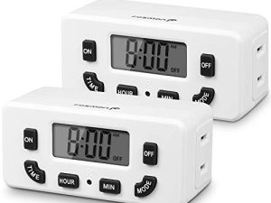 Fosmon Minuterie numérique programmable 24 heures (lot