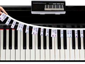 Autocollants amovibles pour clavier de piano pour