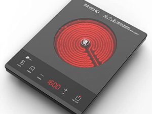 PAYISHO Plaque chauffante électrique 1600 W à