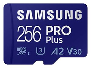 SAMSUNG PRO Plus + Adaptateur 256 Go