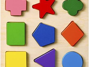 GYBBER&MUMU Puzzle de forme colorée préscolaire en