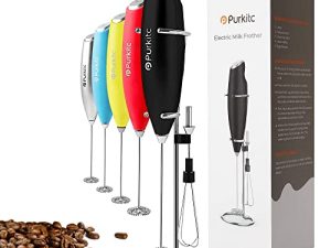 Purkitc Mousseur à lait Mousseur à café