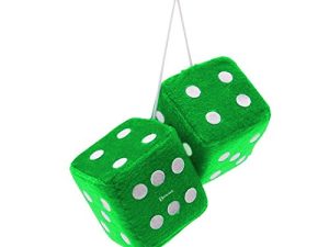 Zento Deals Paire de dés flous suspendus