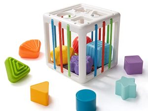 LiKee Jouets sensoriels Trieur de formes Blocs