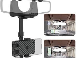 Support de téléphone de rétroviseur pour voiture