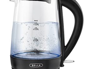 BELLA Bouilloire électrique en verre de 1