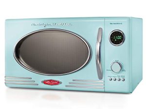Four à micro-ondes de comptoir compact rétro