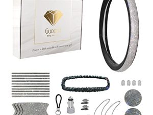 Ensemble de 33 accessoires de voiture Bling