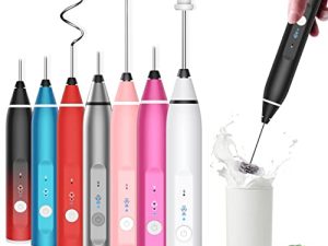 Laposso Mousseur à lait électrique portable rechargeable