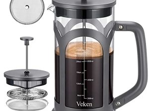 Veken French Press Cafetière et théière