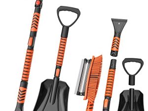 VOLTASK Brosse à neige extensible avec grattoir