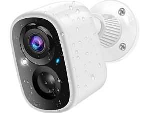 Smmvinnr Caméra de sécurité extérieure sans fil