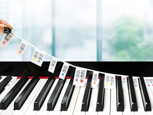 Autocollants de clavier de piano pour enfants