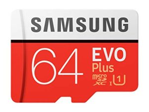 Carte mémoire Samsung EVO Plus 64 Go