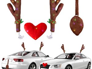 Zento Christmas Car Renne Antlers Nez et