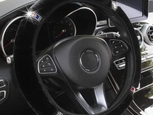 YSFKJ Housse de volant en diamant moelleux