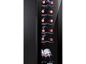 STAIGIS Mini réfrigérateur à vin autoportant