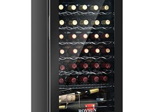 ROVSUN Refroidisseur à vin 34 bouteilles