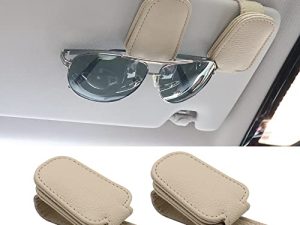 SUNCARACCL Lot de 2 porte-lunettes de soleil