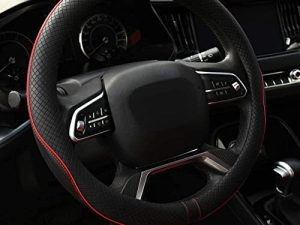 Rueesh Housse de volant en cuir microfibre