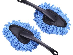 Ajxn 2 PCS Super Doux Microfibre Voiture