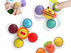 Lot de 3 jouets à ventouse