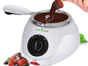 Ensemble de fondue chauffante au chocolat -