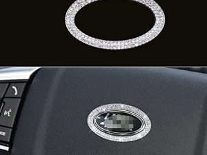 Emblème de volant Bling compatible avec Land