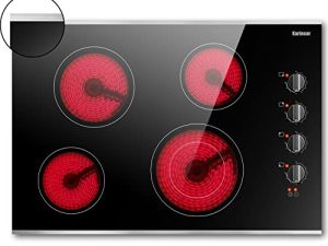 Karinear Table de cuisson électrique 30 pouces
