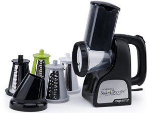 Presto 02970 Professional SaladShooter Trancheuse/broyeur électrique Noir