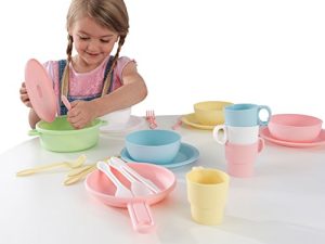 KidKraft Batterie de cuisine pastel 27 pièces