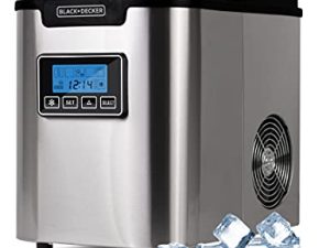 BLACK+DECKER BIMY126S Machine à glaçons en acier