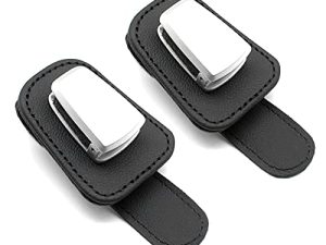 MECHCOS Porte-Lunettes de Voiture Universel pour Pare-Soleil