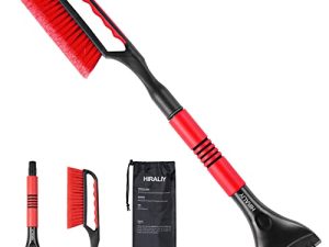 HIRALIY Brosse à neige amovible 2 en