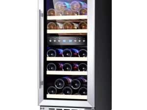 Phiestina Réfrigérateur à vin sous le comptoir